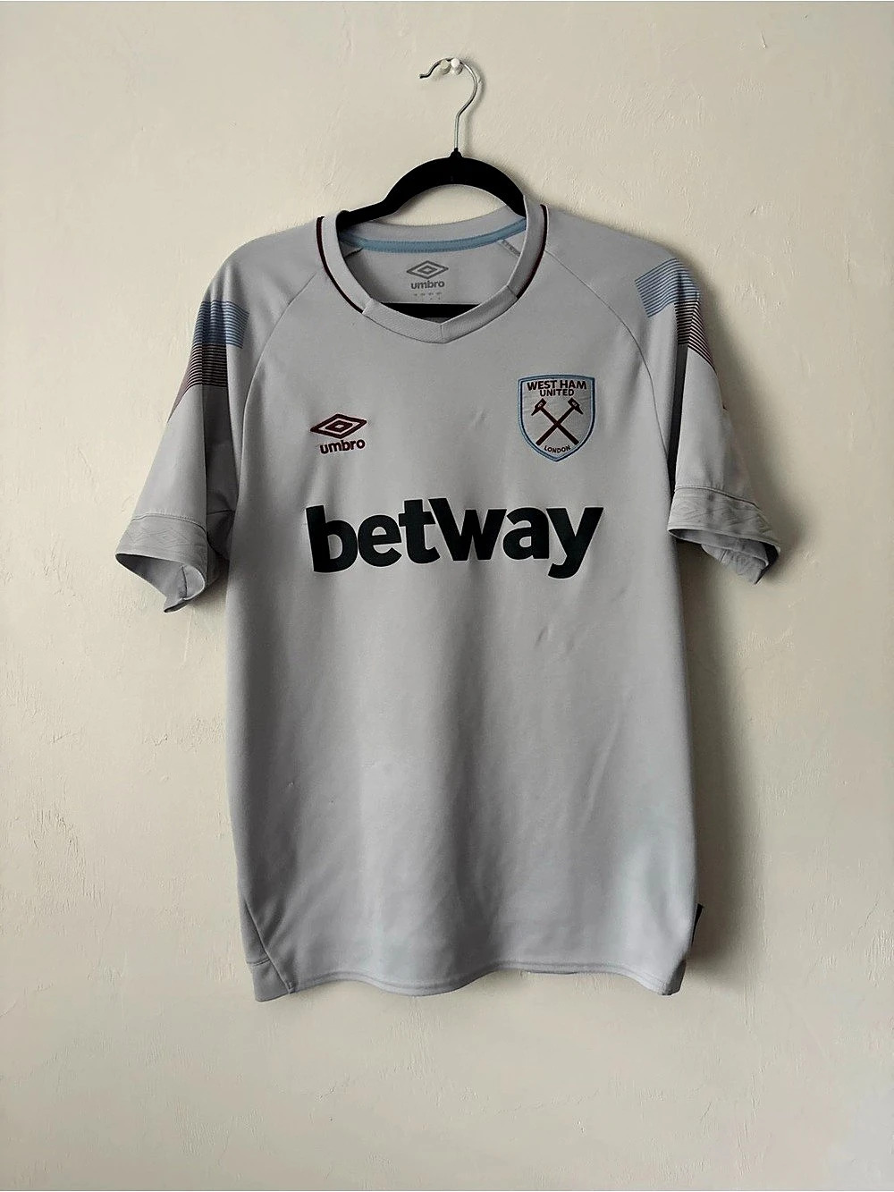 Umbro West Ham United 2022/23 Away Jersey Men's Gray
